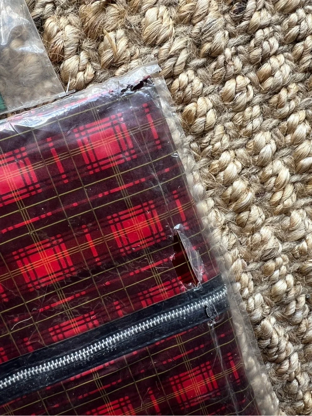 Vintage Travelite Plaid Garment Bags NOS Lot of 2 1960s MCM